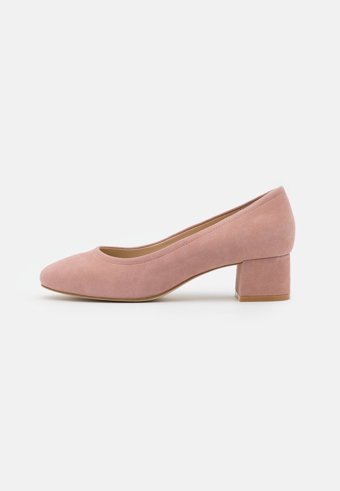 Talons Anna Field Block heel Slip on Rose Femme | IEE-4899213